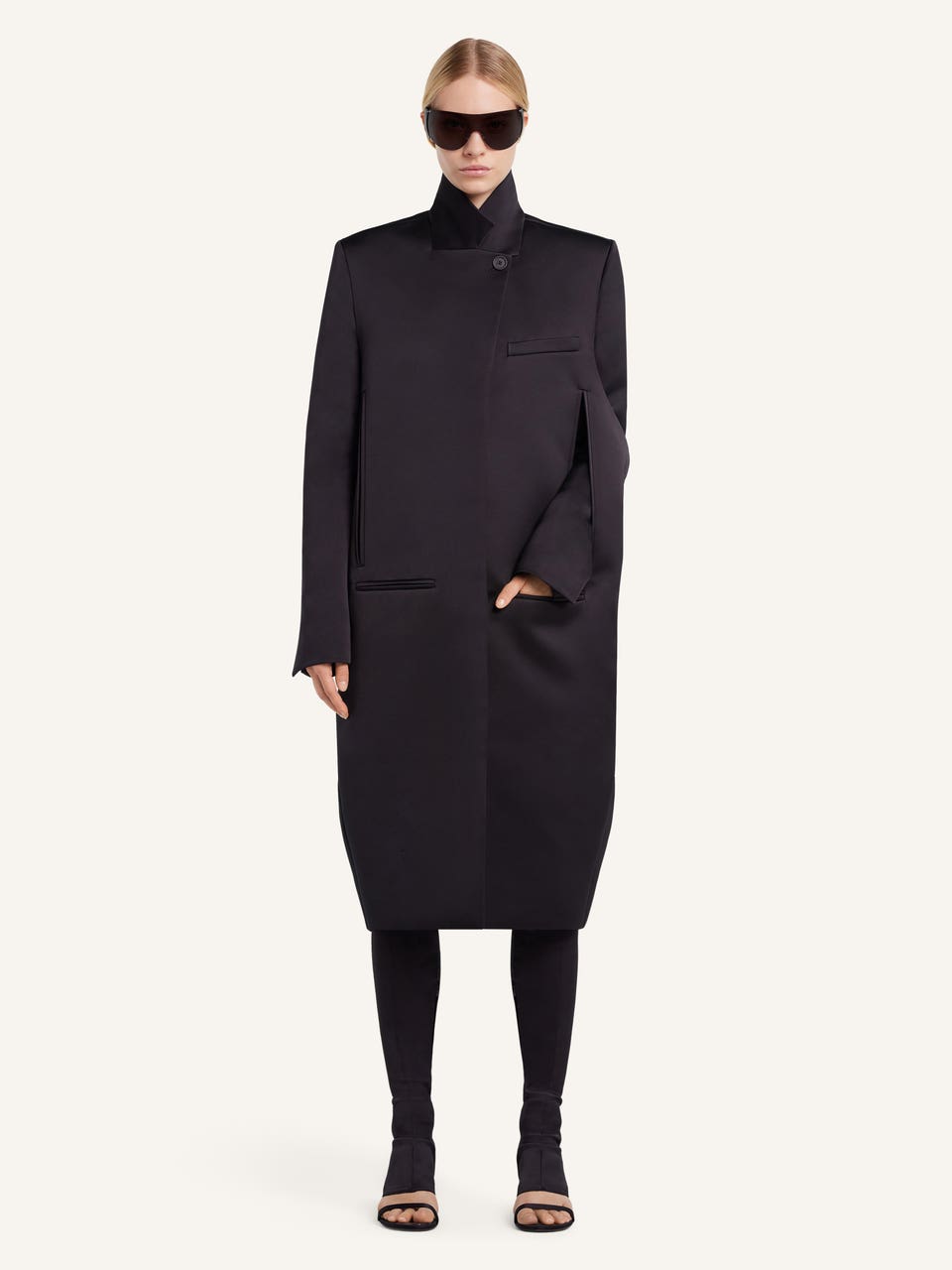 Courrèges MANTEAU EN SATIN