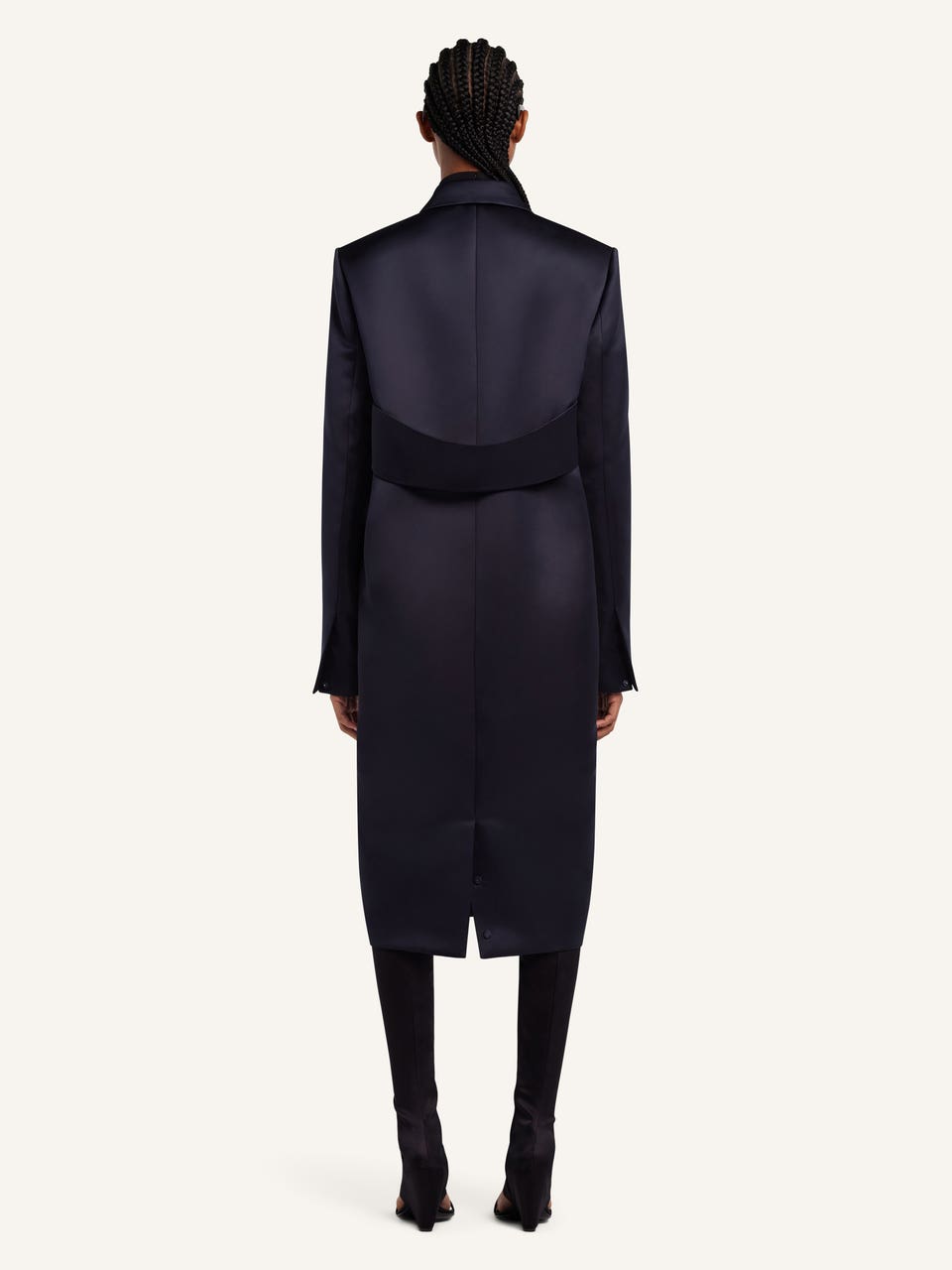 Courrèges MANTEAU HÉRITAGE EN SATIN