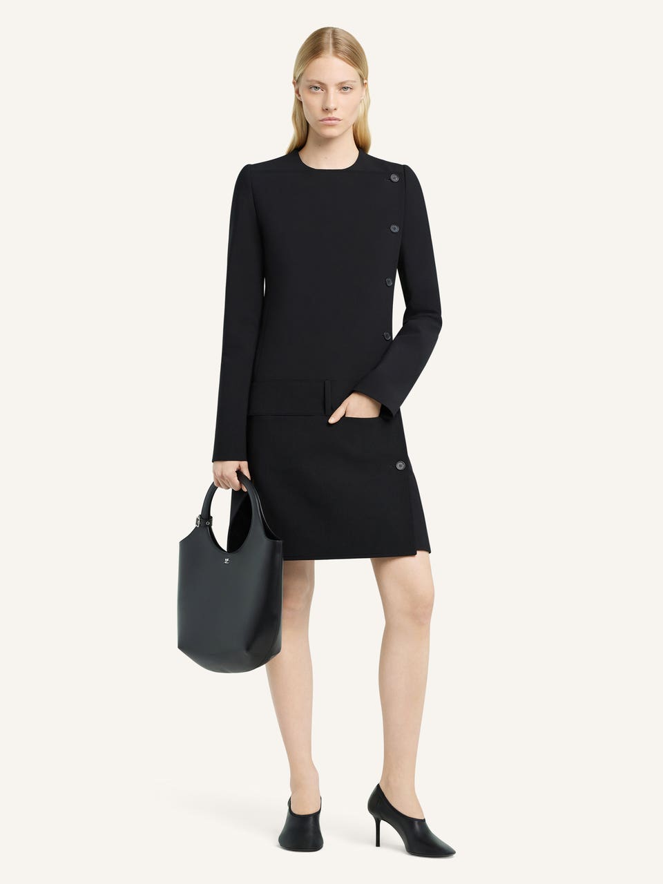 Courrèges MANTEAU OBLIQUE HÉRITAGE