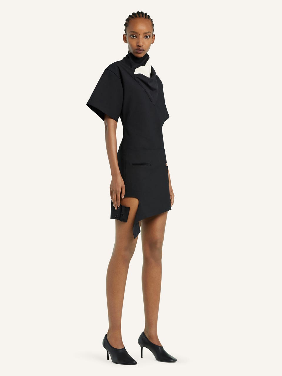 Courrèges MINI JUPE AJOURÉE