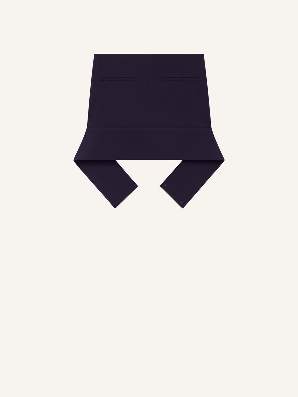 courrèges MINI JUPE CEINTURE INVERSÉE