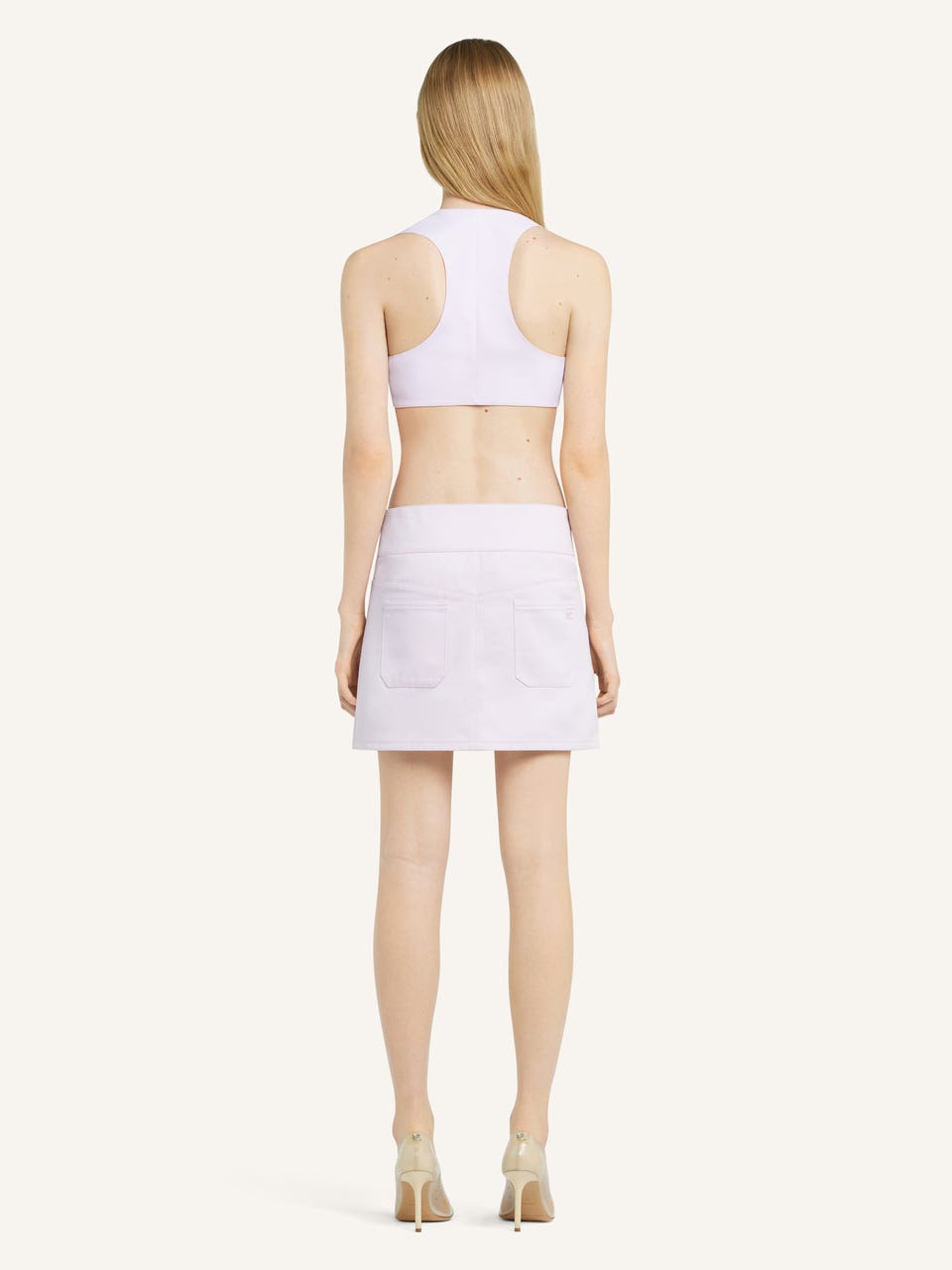 Courrèges MINI JUPE CEINTURÉE