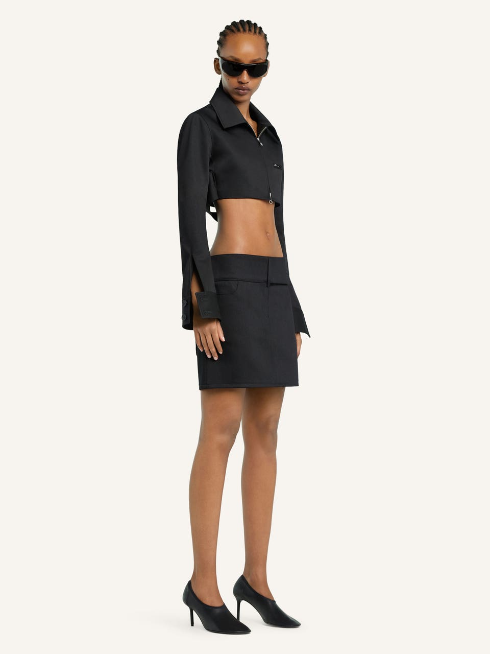 Courrèges MINI JUPE CEINTURÉE