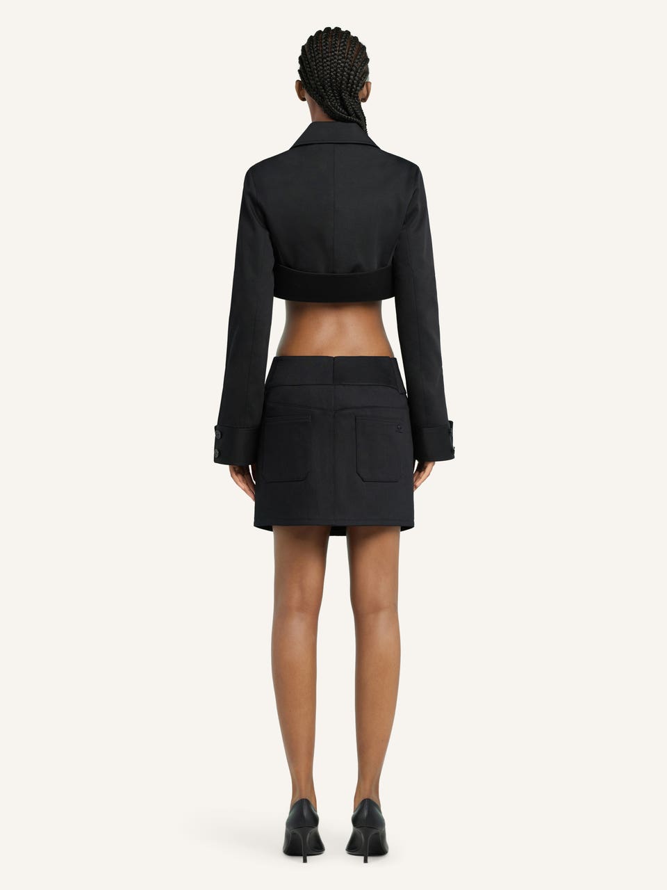 Courrèges MINI JUPE CEINTURÉE