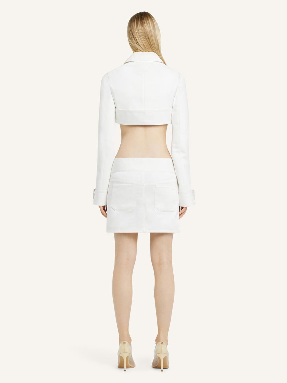 Courrèges MINI JUPE CEINTURÉE