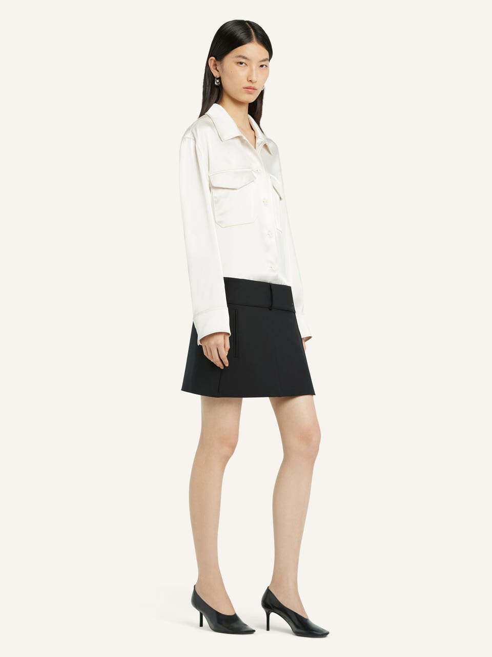 Courrèges MINI JUPE CEINTURÉE