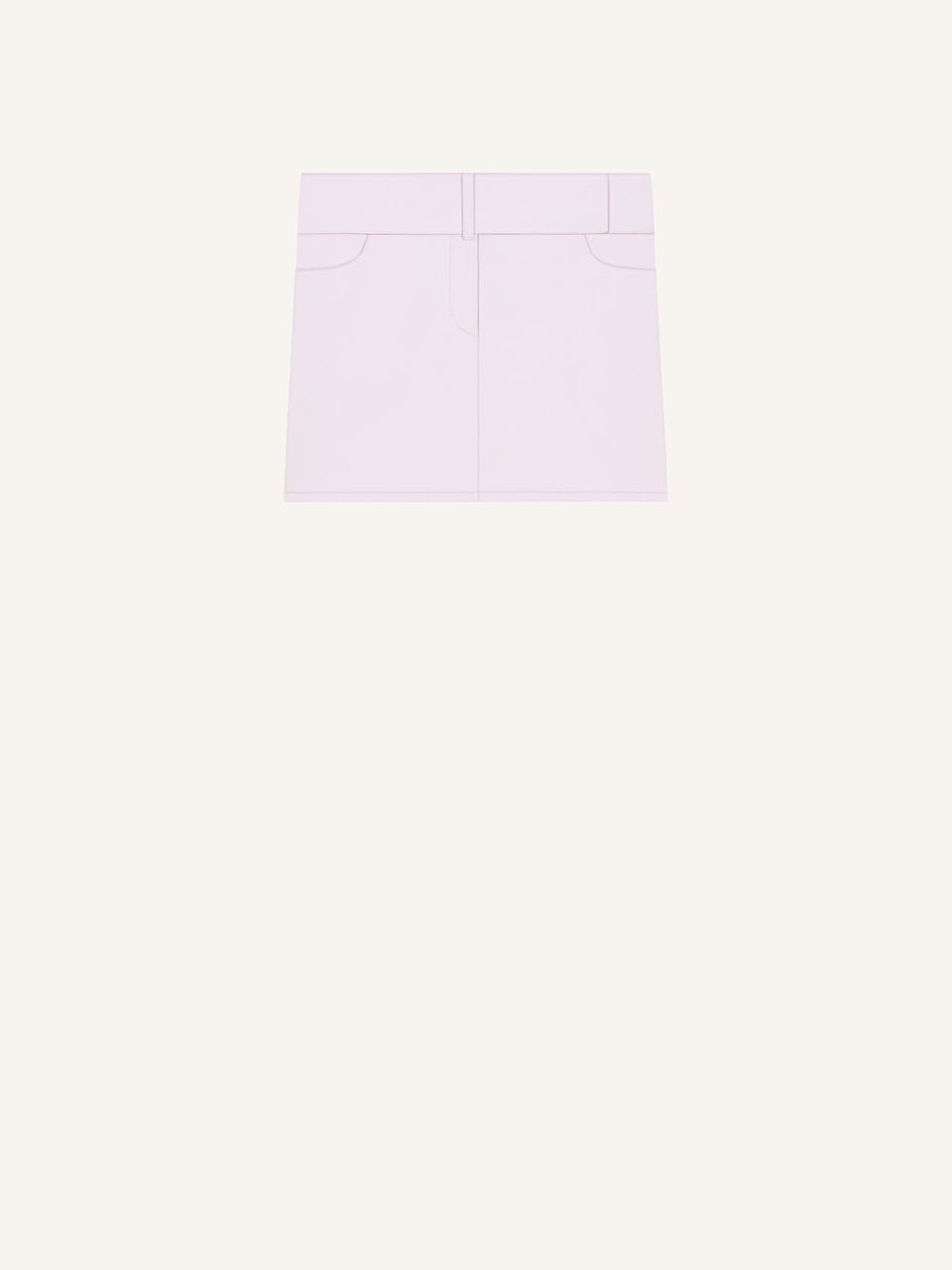 courrèges MINI JUPE CEINTURÉE