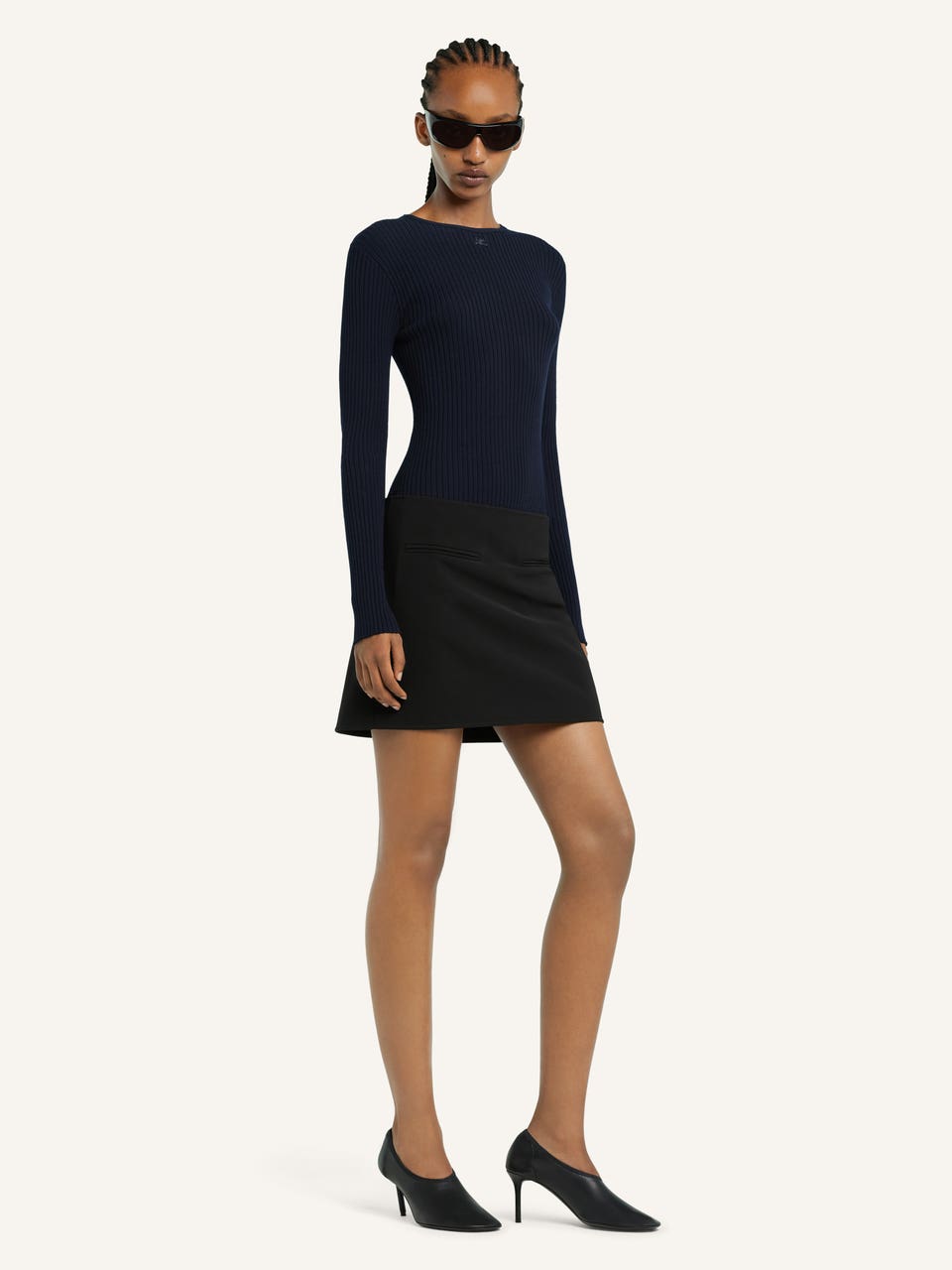 Courrèges MINI JUPE HÉRITAGE 2 POCHES