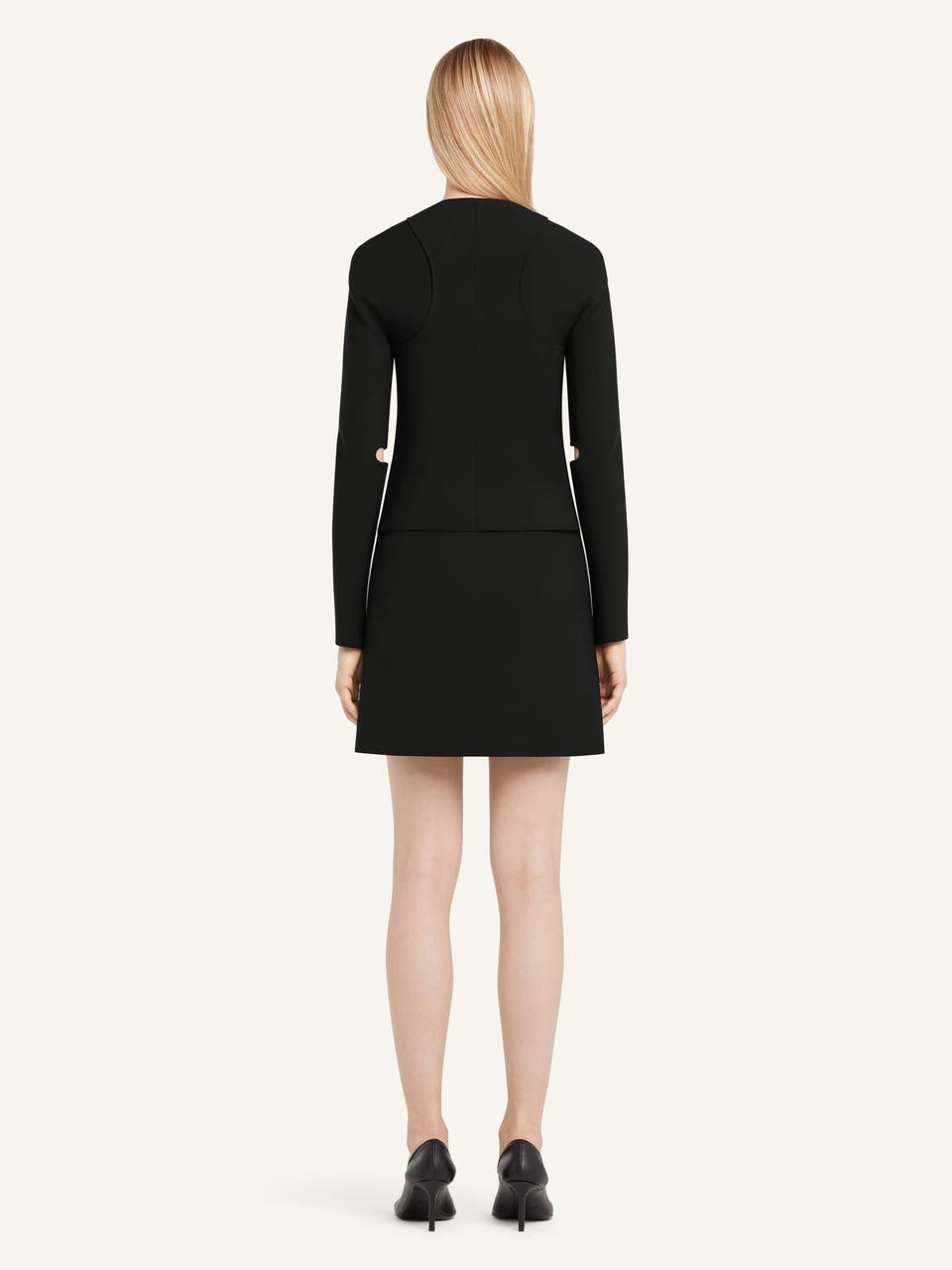 Courrèges MINI JUPE HÉRITAGE AGRAFES