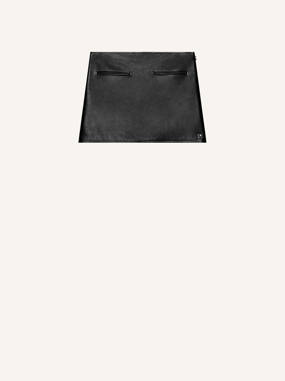 courrèges MINI JUPE HÉRITAGE EN CUIR