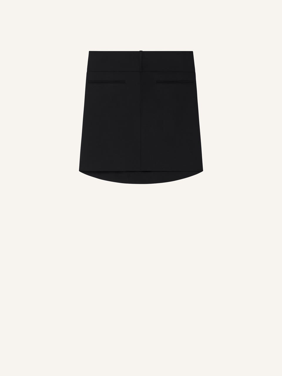 courrèges MINI JUPE OBLIQUE