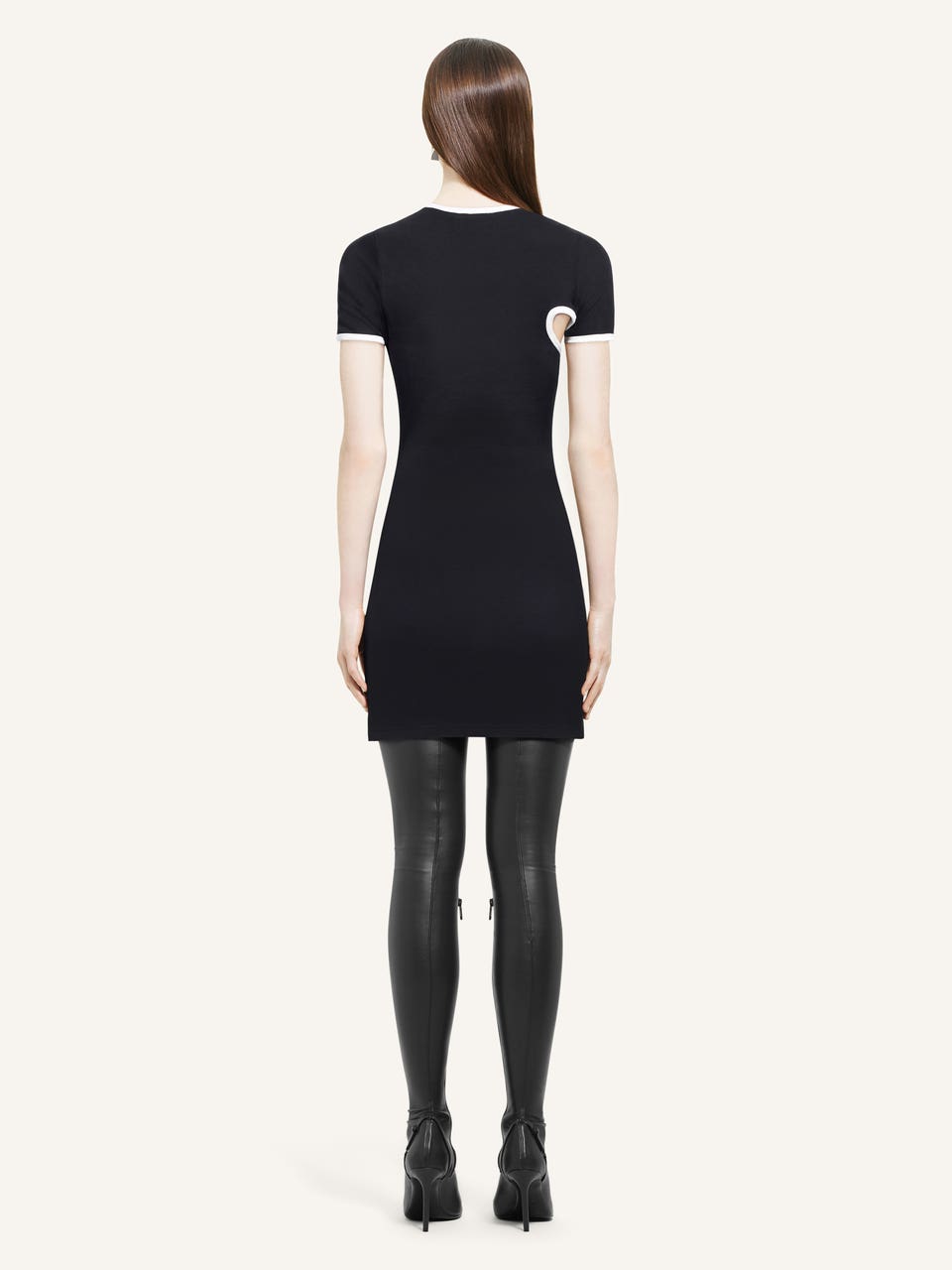 Courrèges MINI ROBE CONTRASTE SLASH