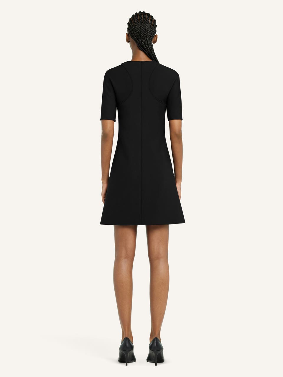 Courrèges MINI ROBE TRAPÈZE SCUBA