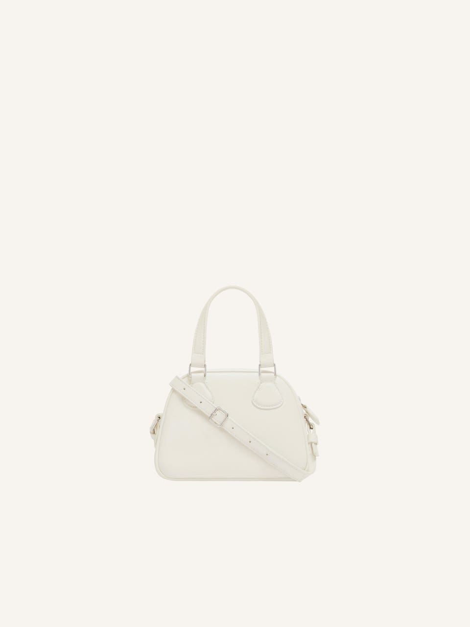 Courrèges MINI SAC BOWLING EN CUIR LISSE