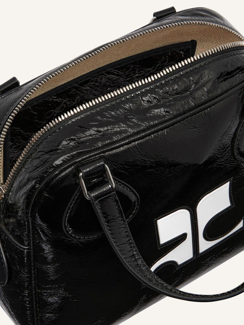 Courrèges MINI SAC BOWLING EN CUIR NAPLACK