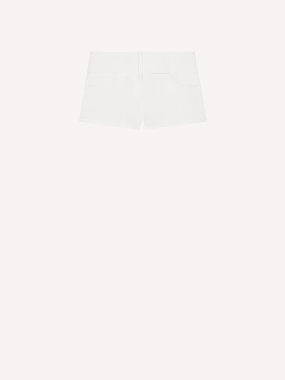 courrèges MINI SHORT CEINTURÉ