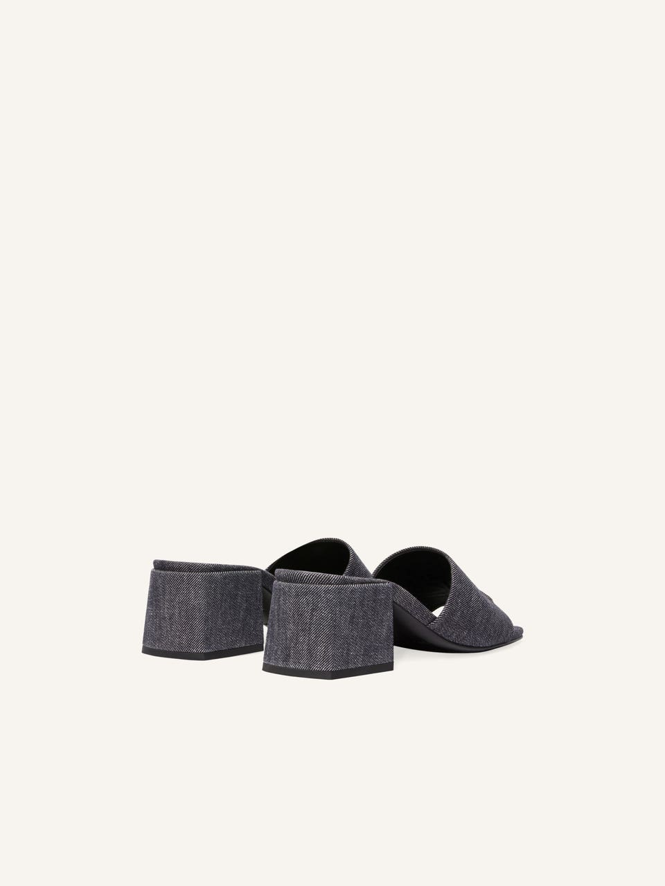Courrèges MULES À TALON SHADOW EN DENIM
