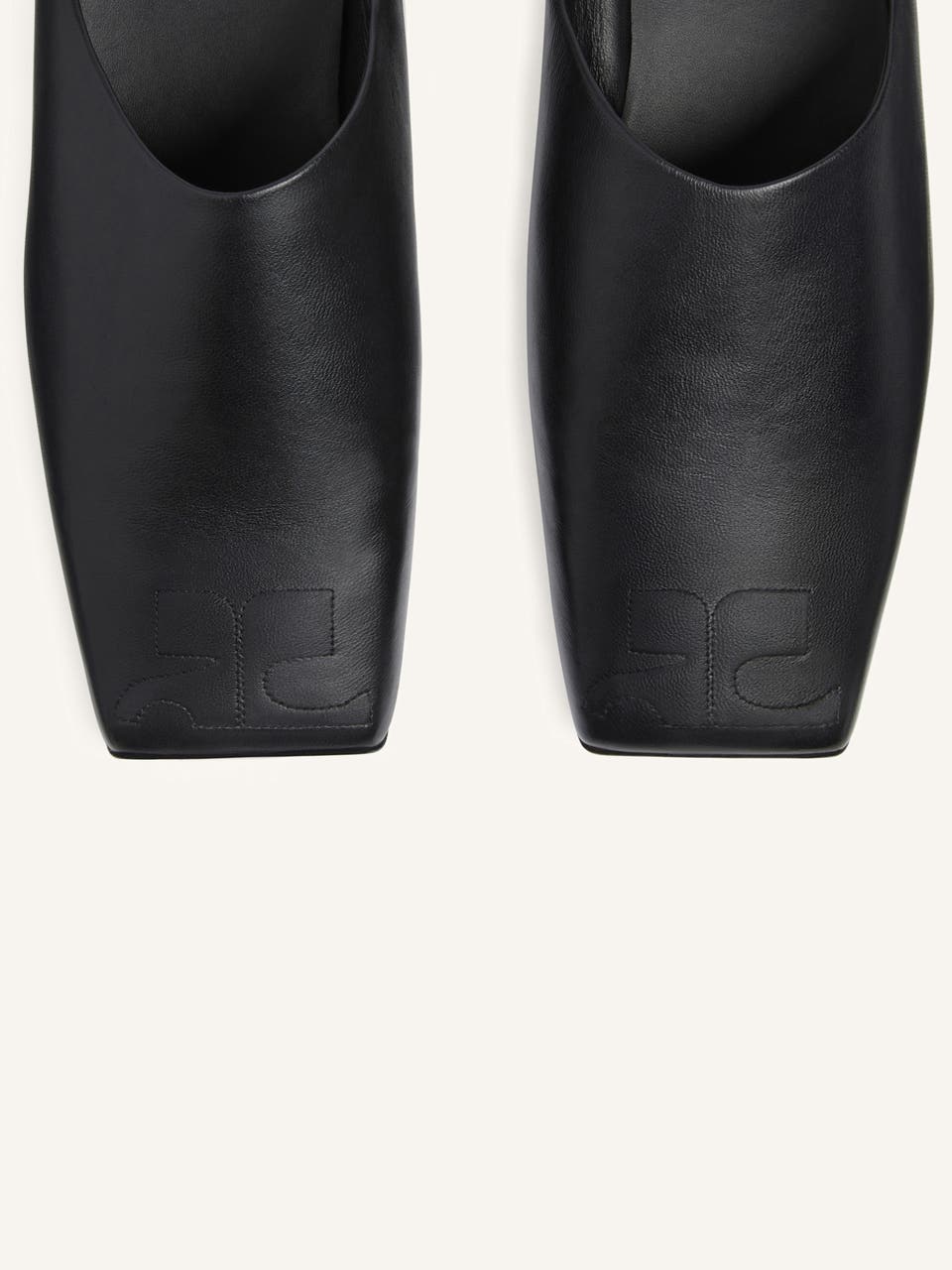 Courrèges MULES HÉRITAGE EN CUIR