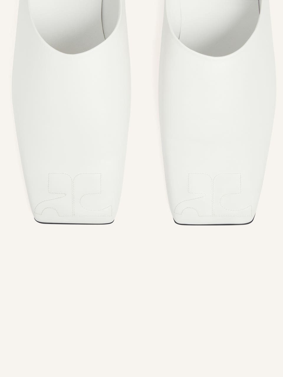 Courrèges MULES HÉRITAGE EN CUIR