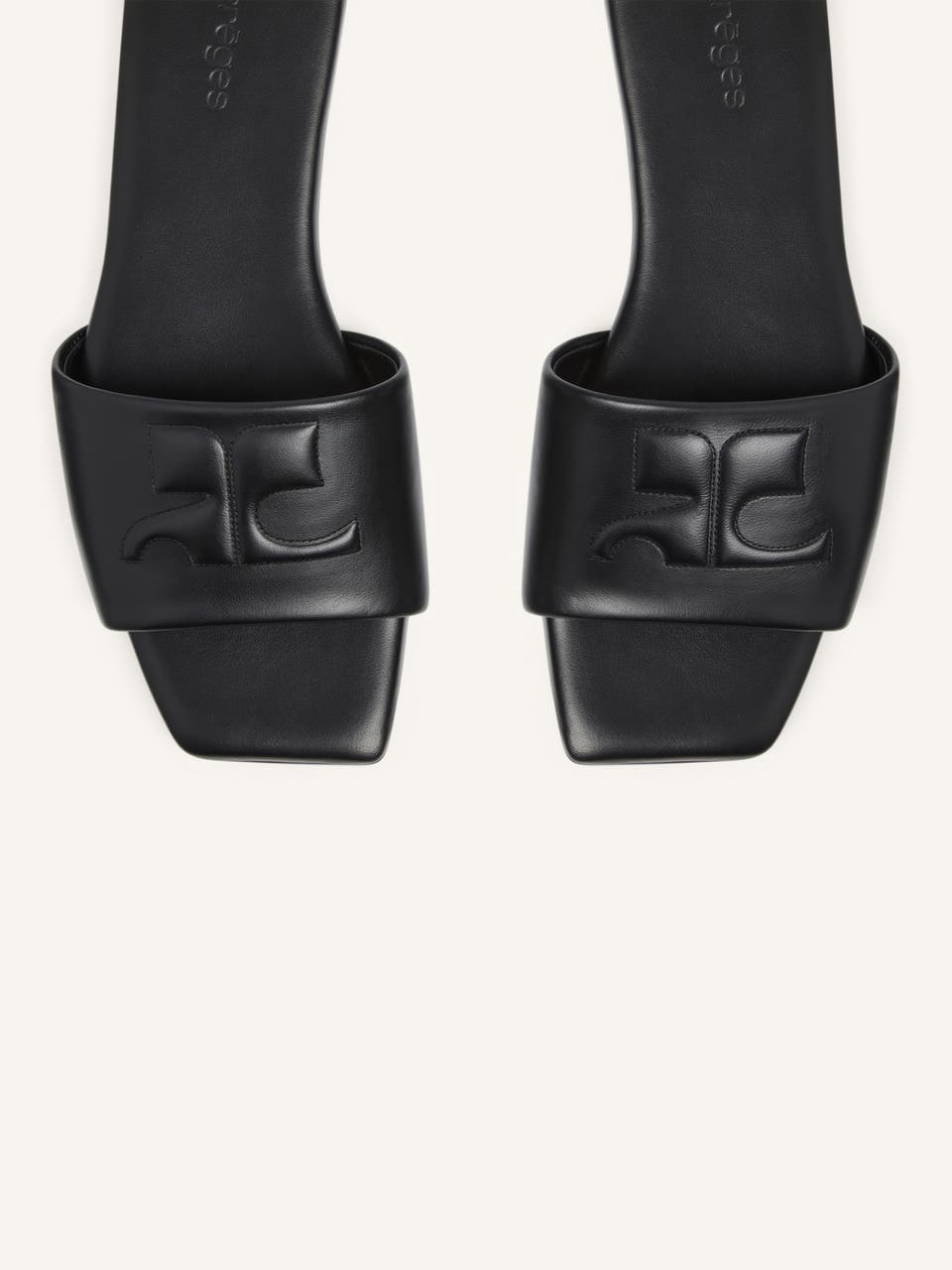 Courrèges MULES SHADOW EN CUIR