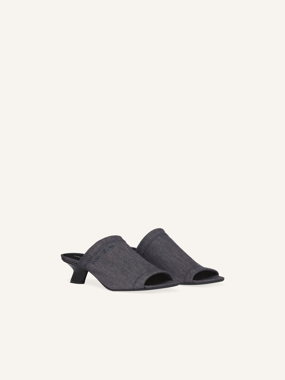 Courrèges MULES WET À TALON EN DENIM