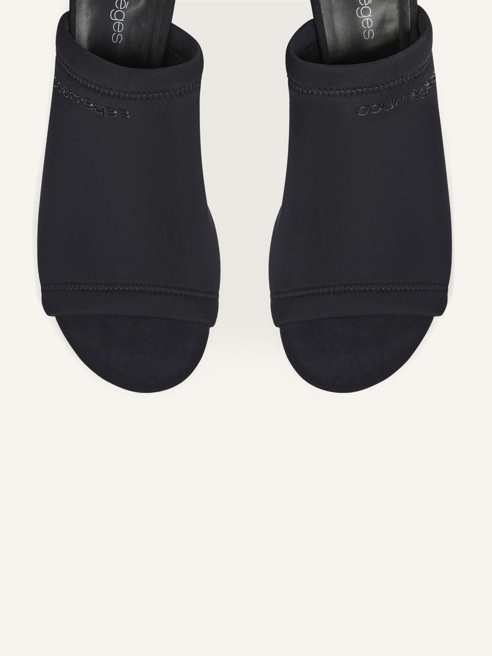 Courrèges MULES WET SCUBA À TALON