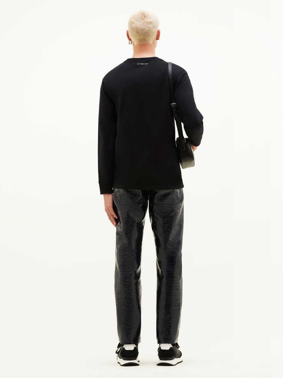 Courrèges PANTALON 5 POCHES EN VINYLE