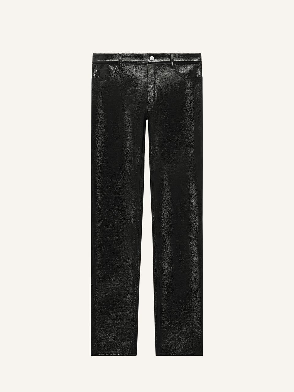 courrèges PANTALON 5 POCHES EN VINYLE