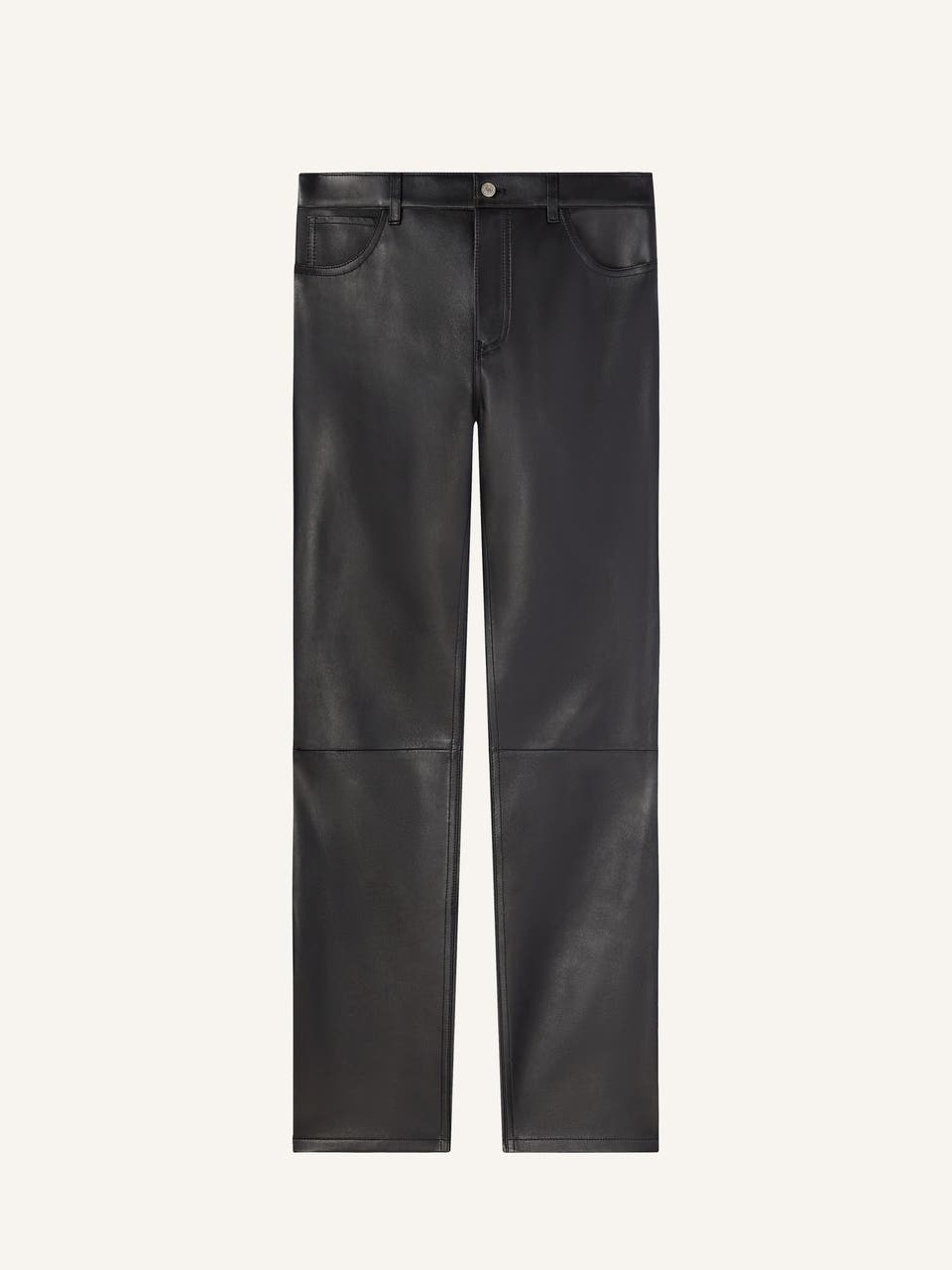 courrèges PANTALON 5 POCHES VINTAGE EN CUIR