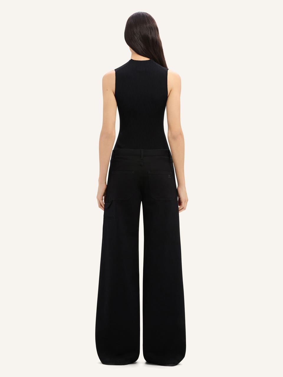 Courrèges PANTALON BAGGY HAMMER EN DENIM