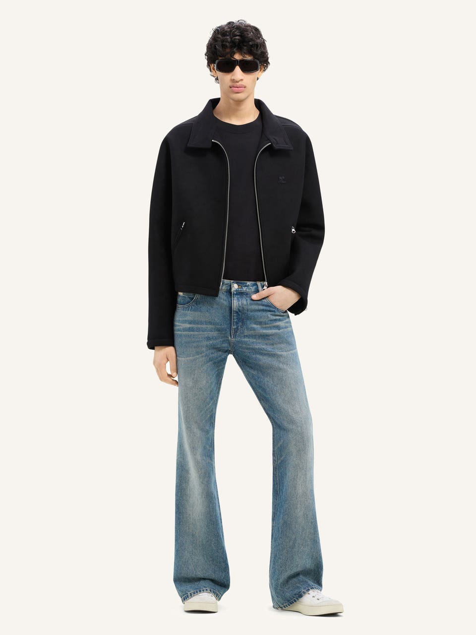 Courrèges PANTALON BOOTCUT 5 POCHES EN DENIM