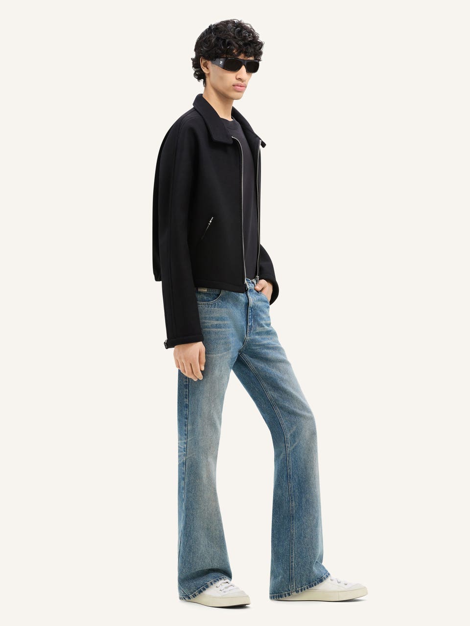 Courrèges PANTALON BOOTCUT 5 POCHES EN DENIM
