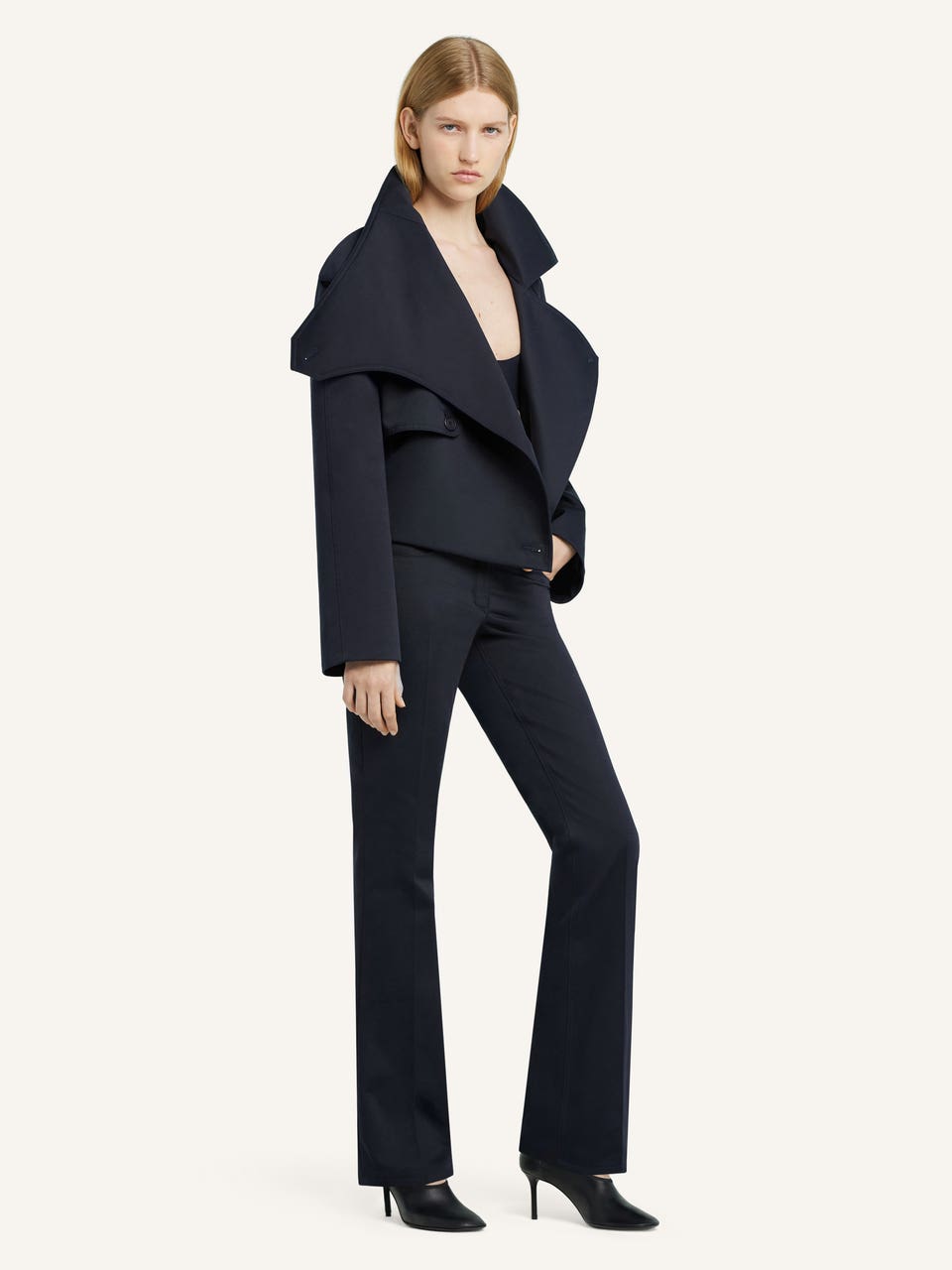 Courrèges PANTALON BOOTCUT CEINTURÉ