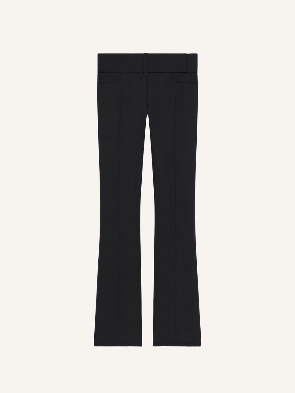 courrèges PANTALON BOOTCUT CEINTURÉ