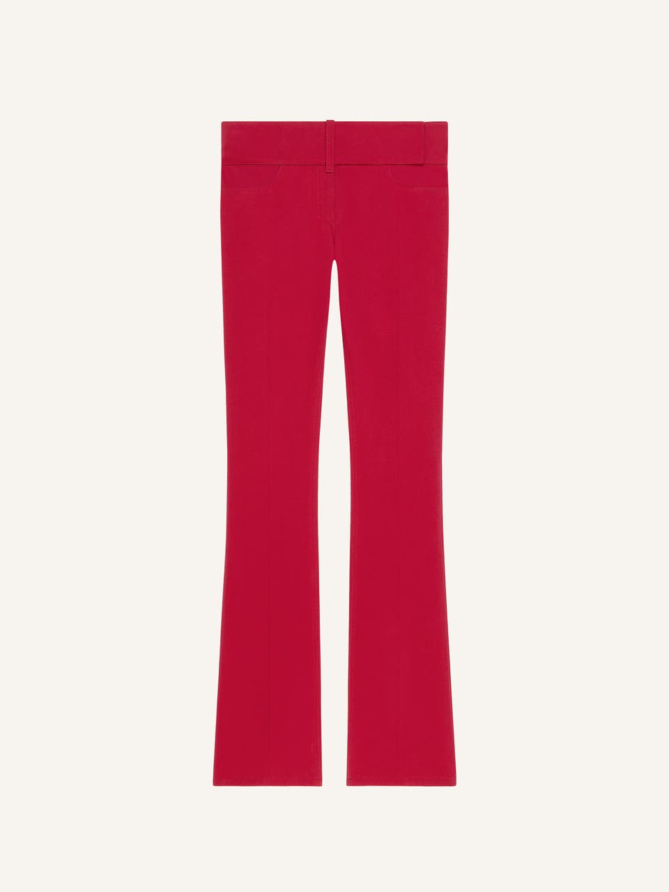 courrèges PANTALON BOOTCUT CEINTURÉ