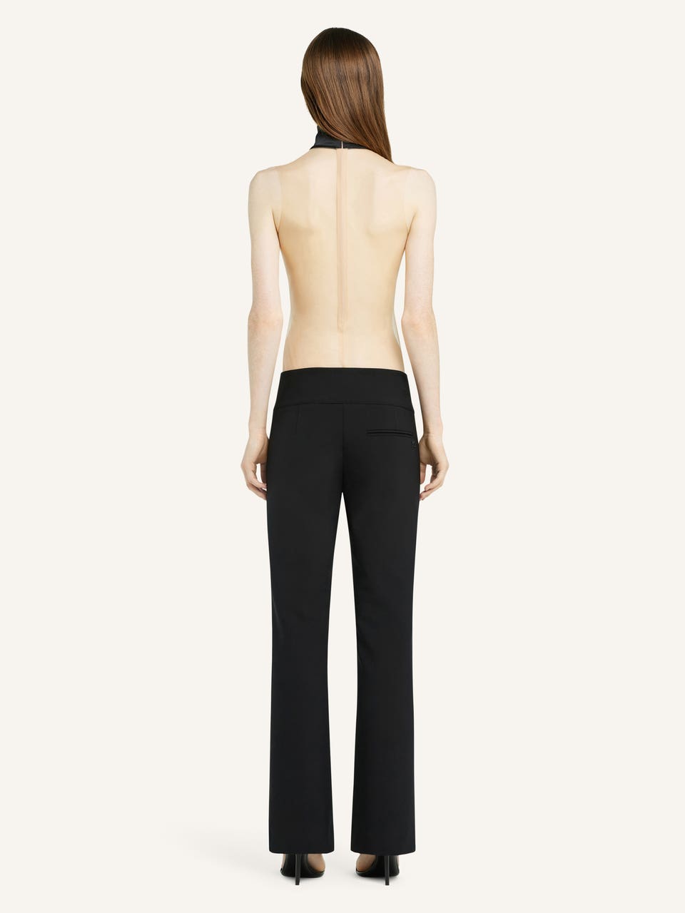 Courrèges PANTALON BOOTCUT CEINTURÉ