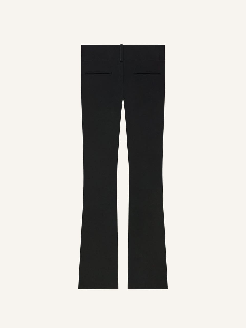 courrèges PANTALON BOOTCUT CEINTURÉ
