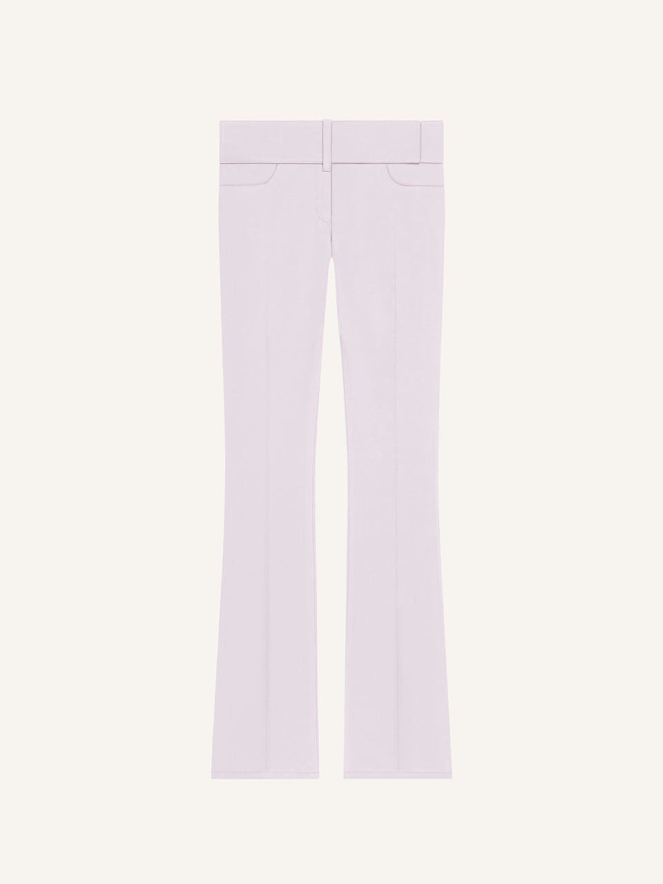 courrèges PANTALON BOOTCUT CEINTURÉ