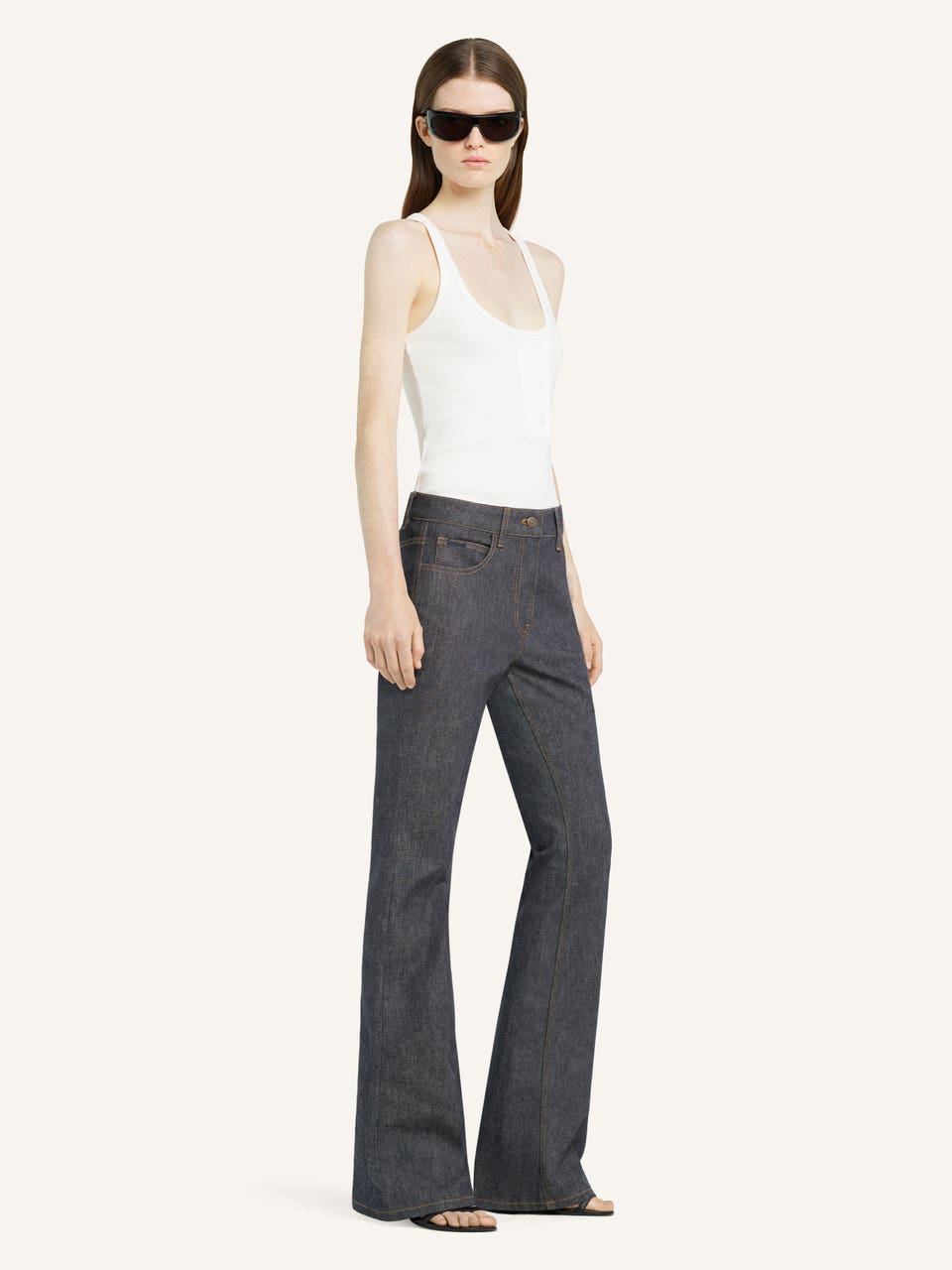 Courrèges PANTALON BOOTCUT EN DENIM
