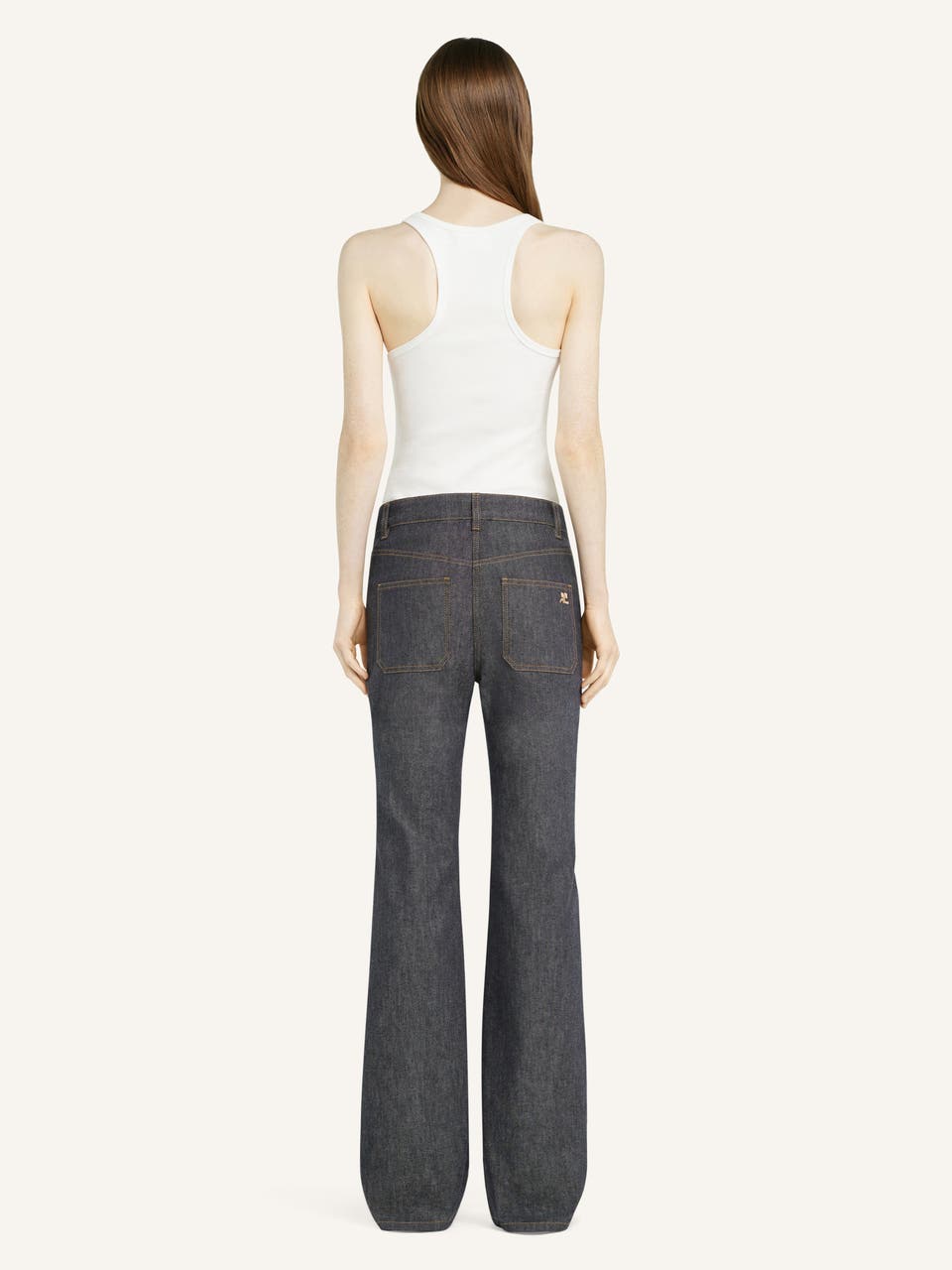 Courrèges PANTALON BOOTCUT EN DENIM
