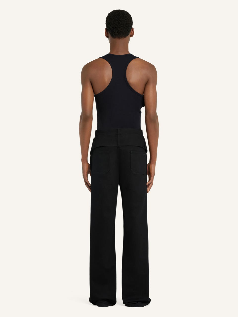 Courrèges PANTALON CEINTURÉ EN DENIM