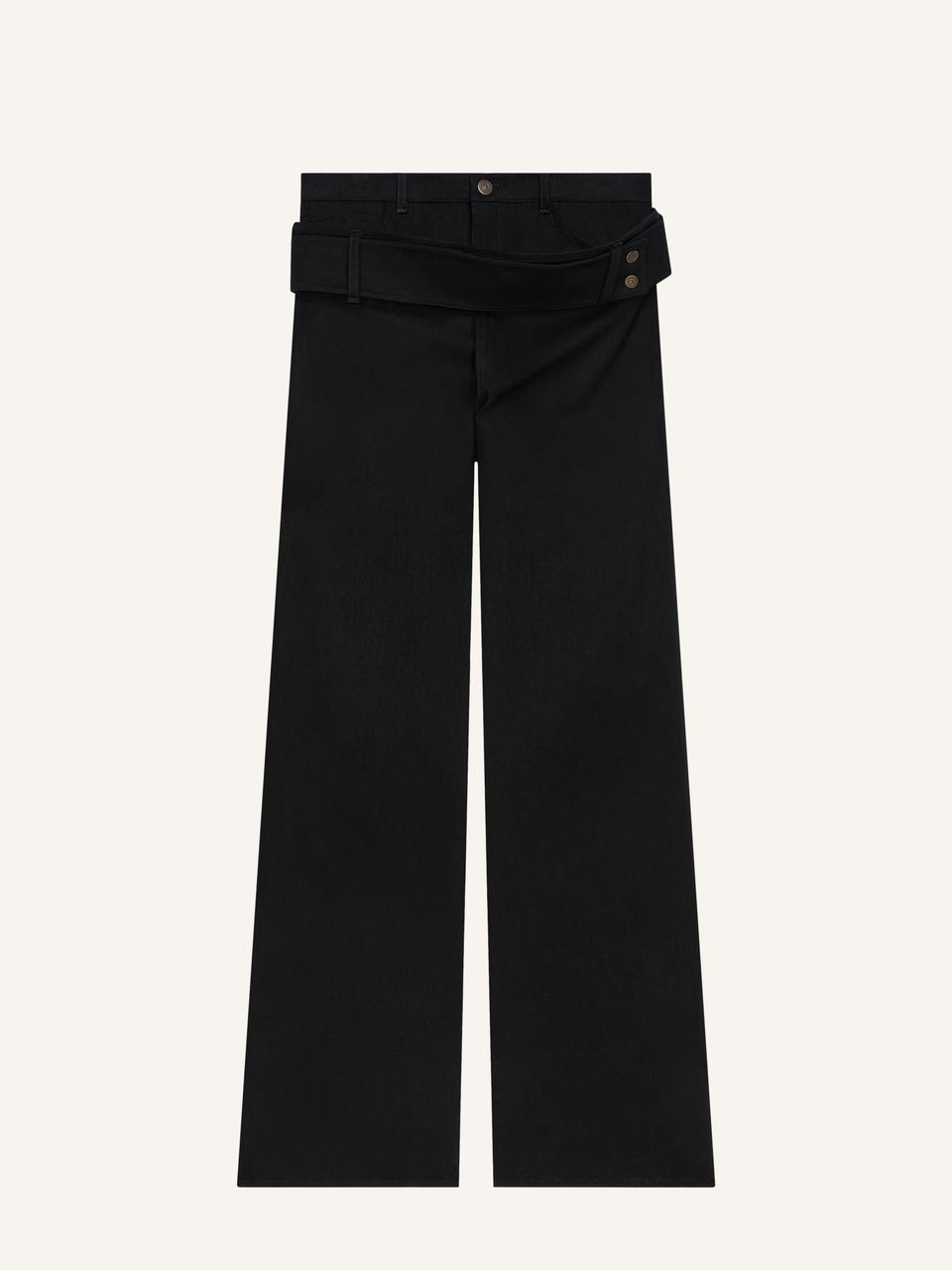 courrèges PANTALON CEINTURÉ EN DENIM