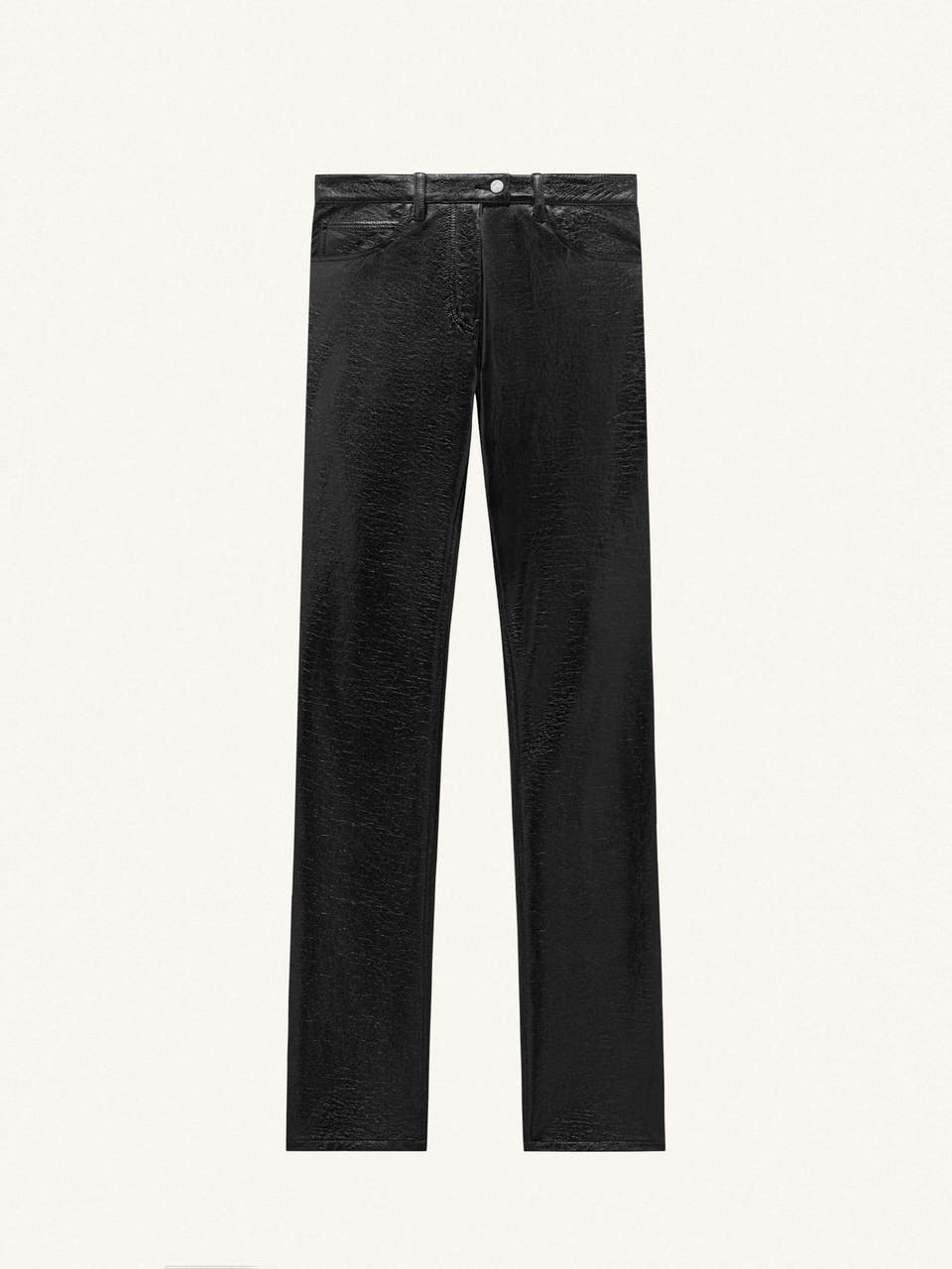 courrèges PANTALON RÉÉDITION 5 POCHES EN VINYLE