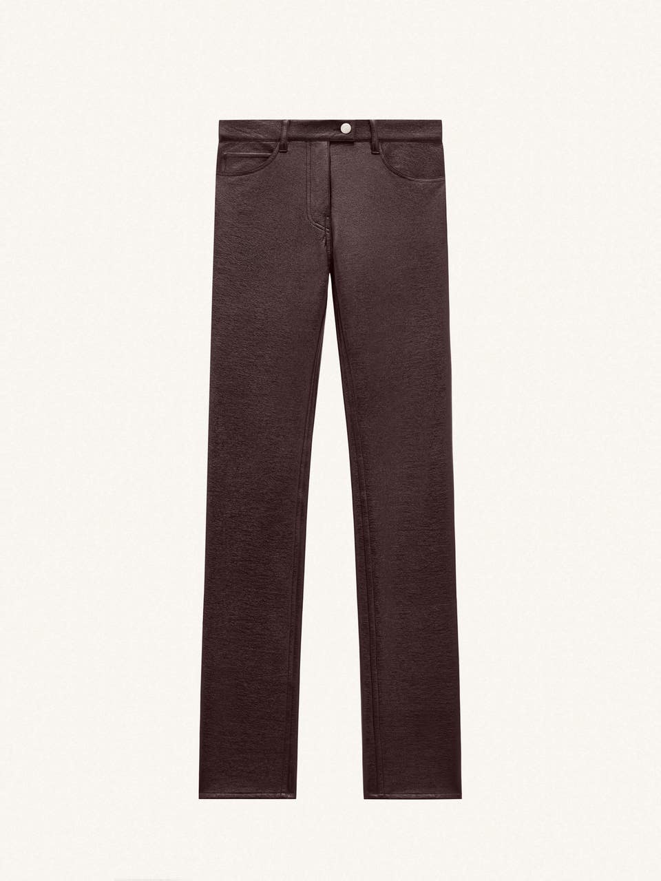 courrèges PANTALON RÉÉDITION 5 POCHES EN VINYLE