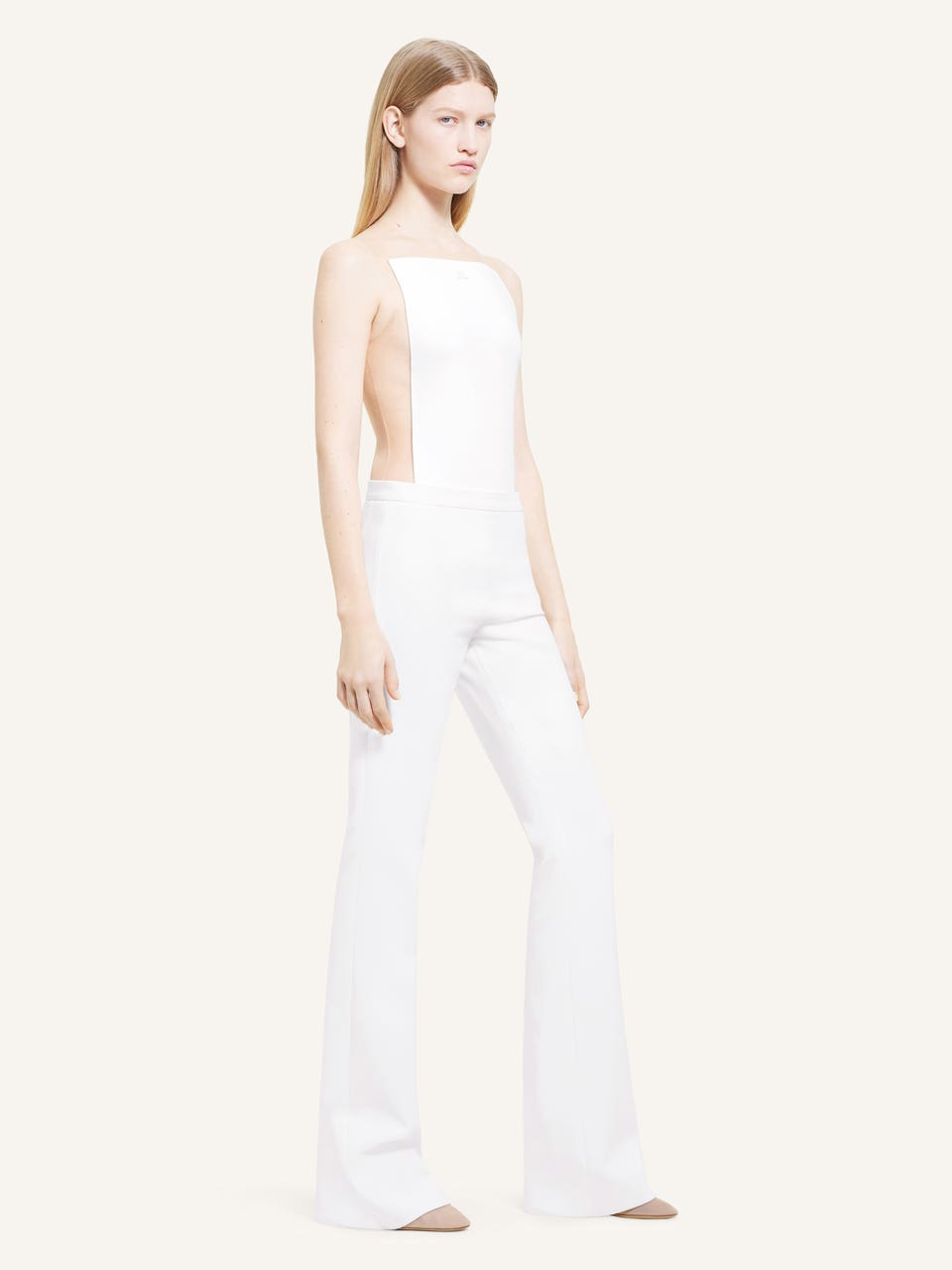 Courrèges PANTALON TAILLEUR OBLIQUE
