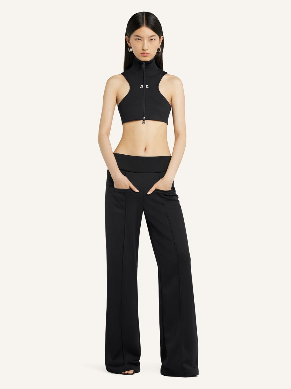 Courrèges PANTALON TRACKSUIT INTERLOCK