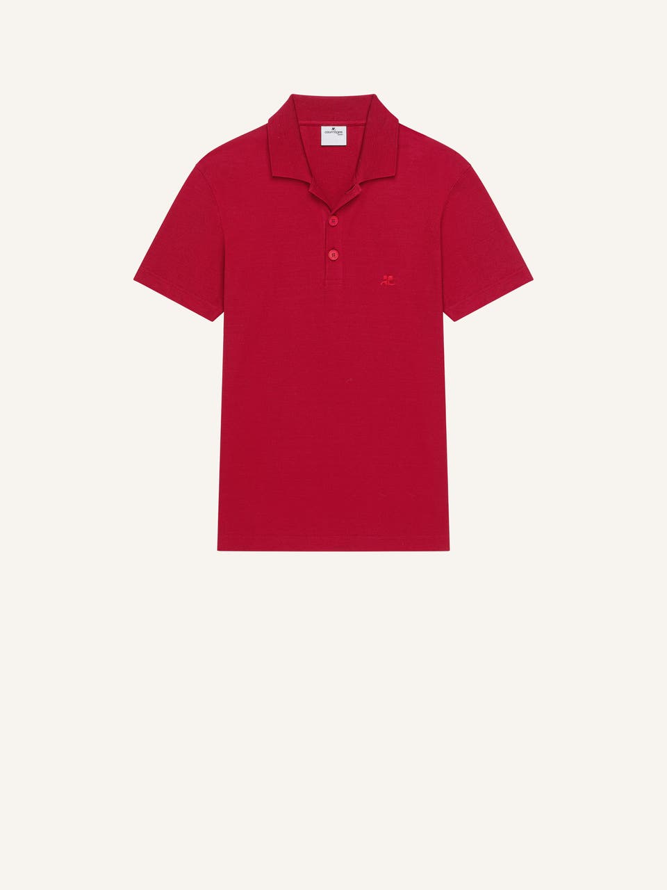 courrèges POLO AC PIQUÉ
