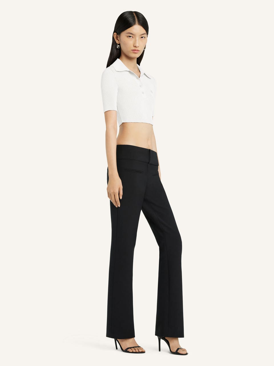 Courrèges POLO COURT EN MAILLE