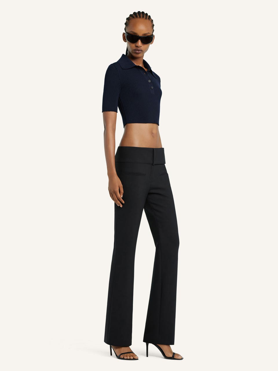 Courrèges POLO COURT EN MAILLE