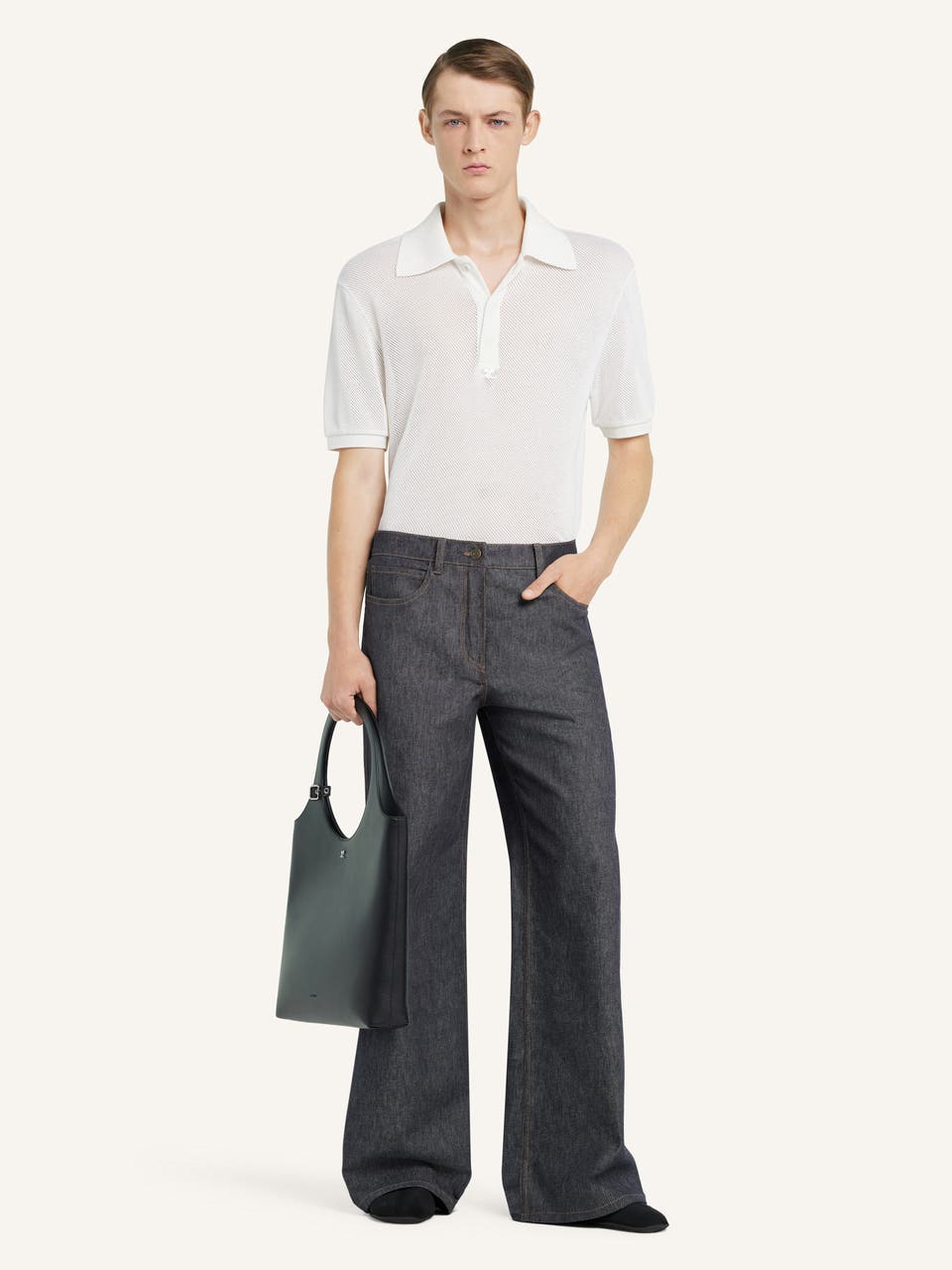 Courrèges POLO EN MESH